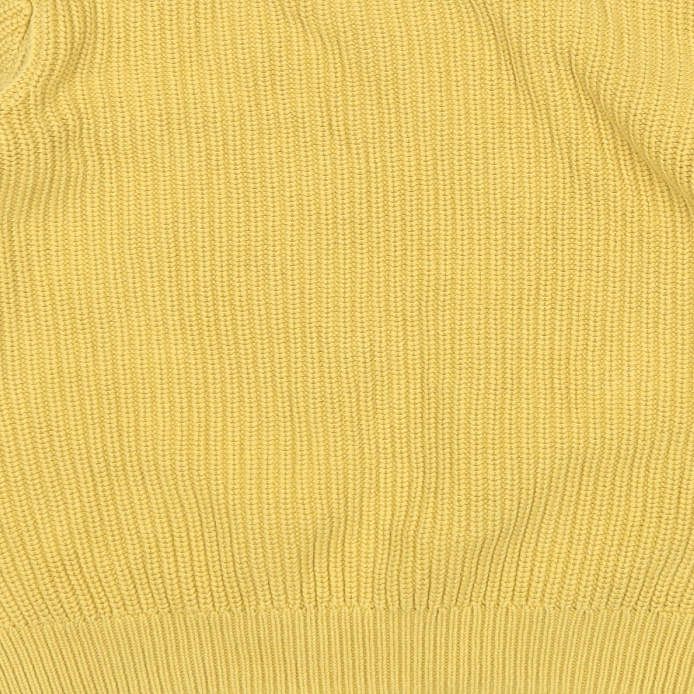 M&S Womens Yellow   Pullover Jumper Size S