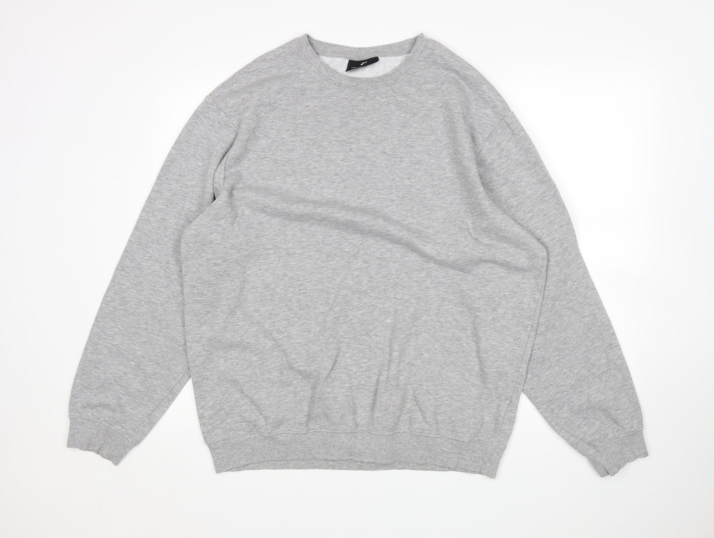 H&M Mens Grey   Pullover Sweatshirt Size L