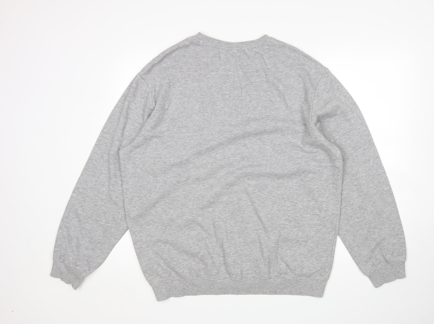 H&M Mens Grey   Pullover Sweatshirt Size L