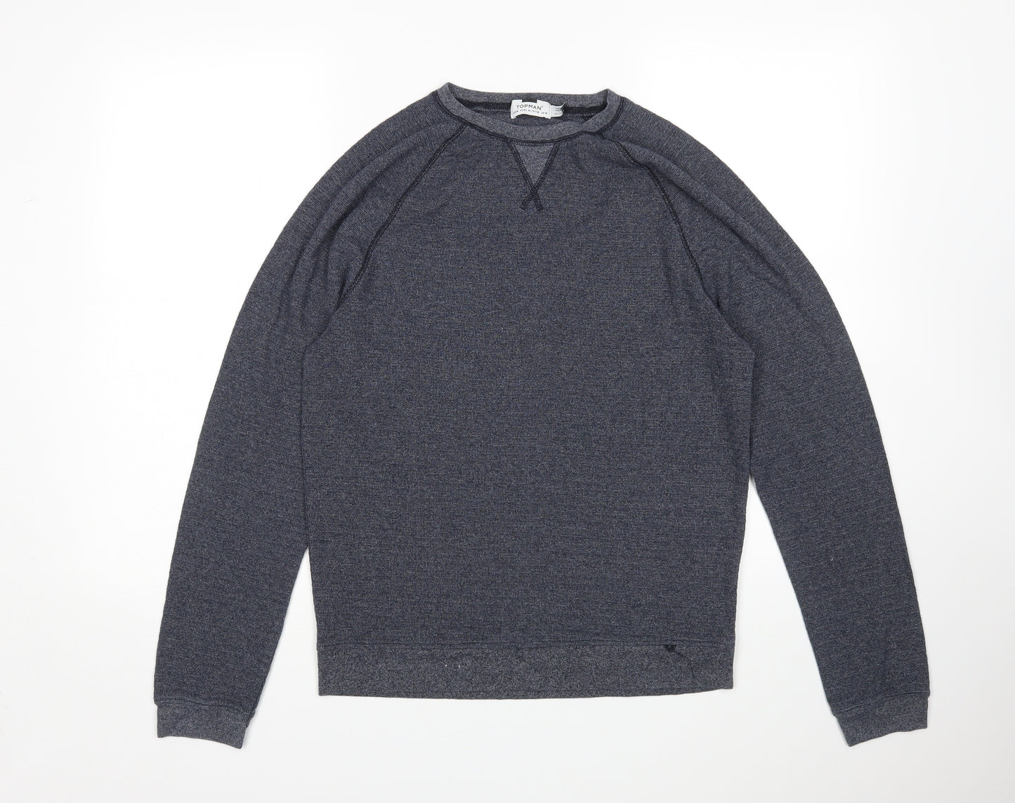 Topman Mens Blue   Pullover Jumper Size M