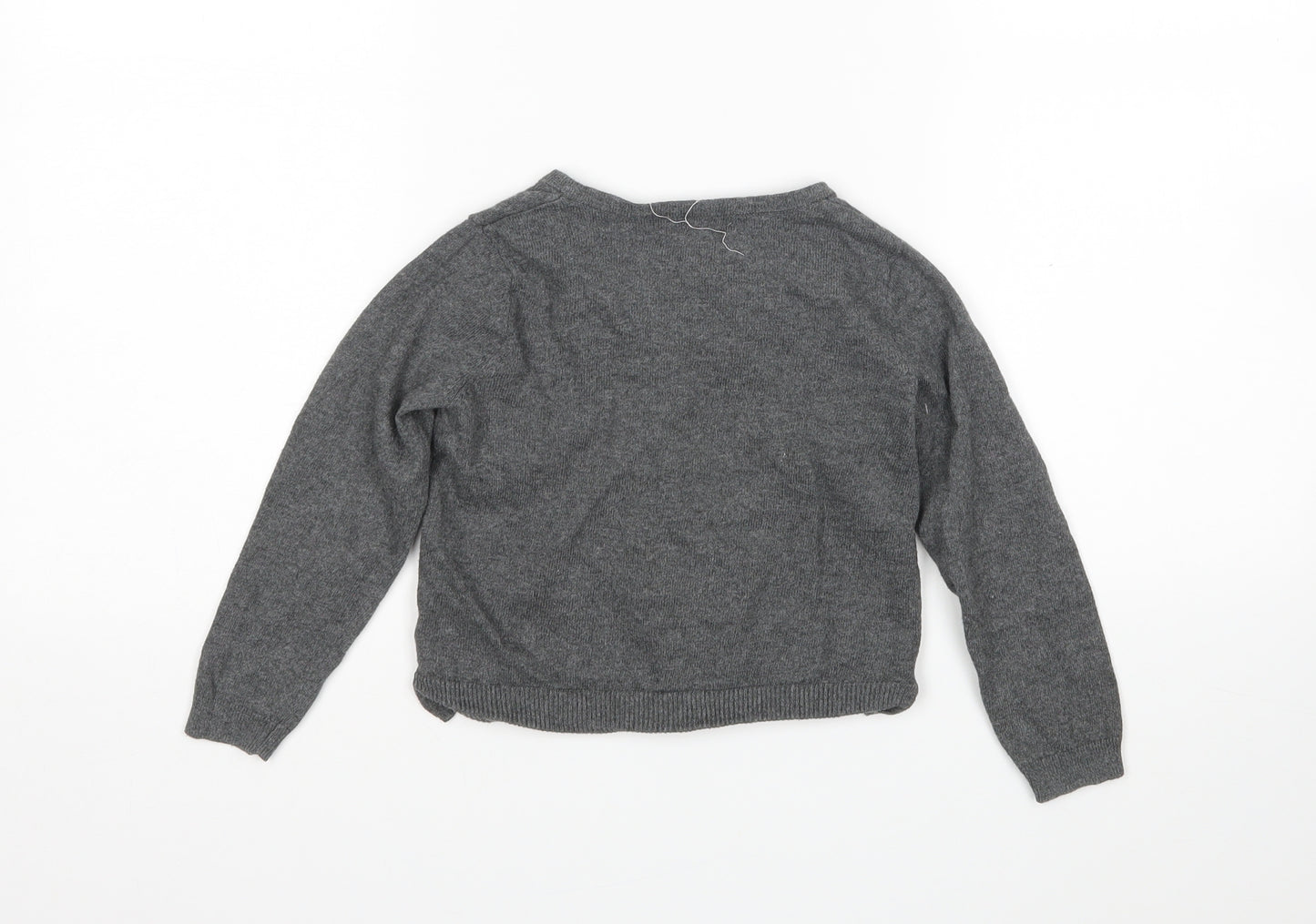 H&M Girls Green   Cardigan Jumper Size 3-4 Years