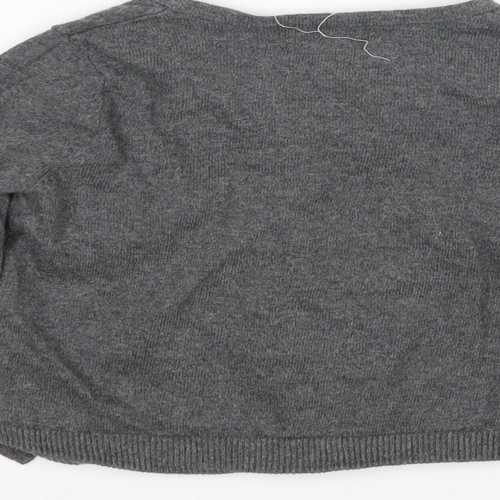 H&M Girls Green   Cardigan Jumper Size 3-4 Years