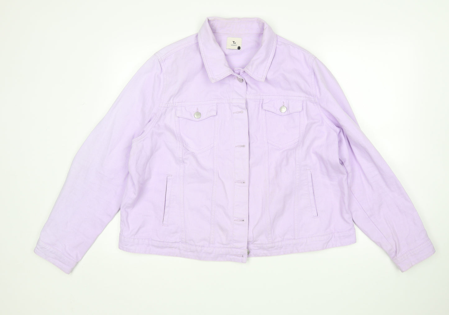 TU Womens Purple   Jacket  Size 22