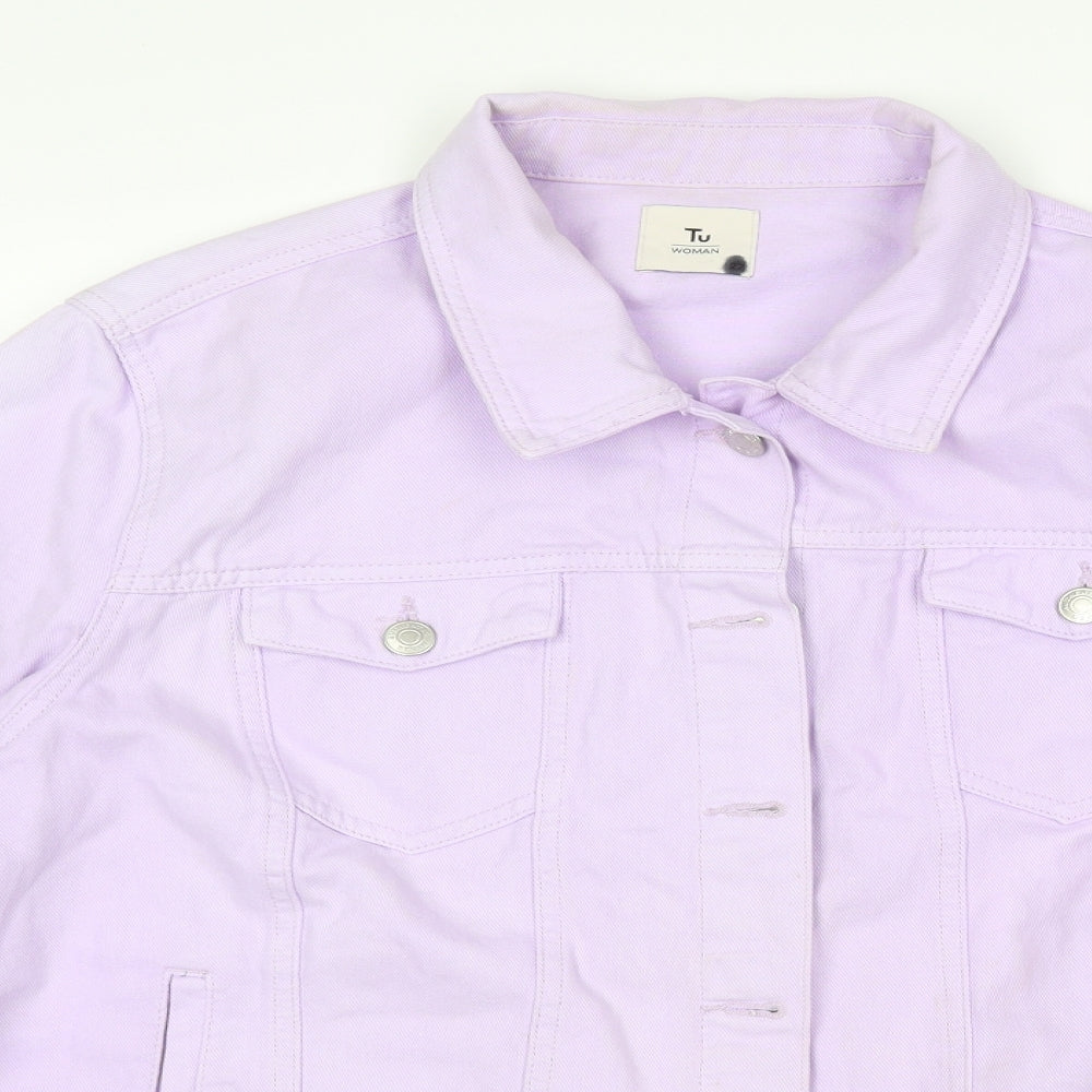 TU Womens Purple   Jacket  Size 22