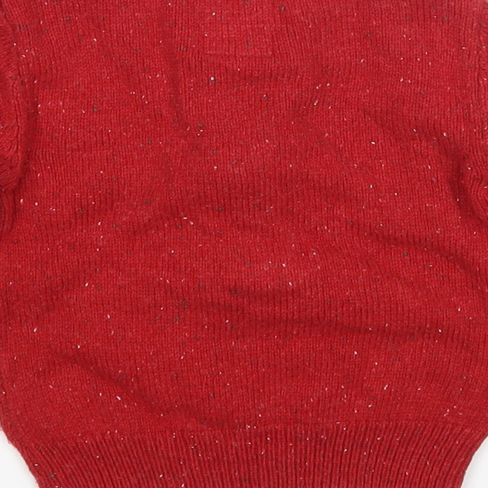 NEXT Boys Red   Pullover Jumper Size 9-12 Months