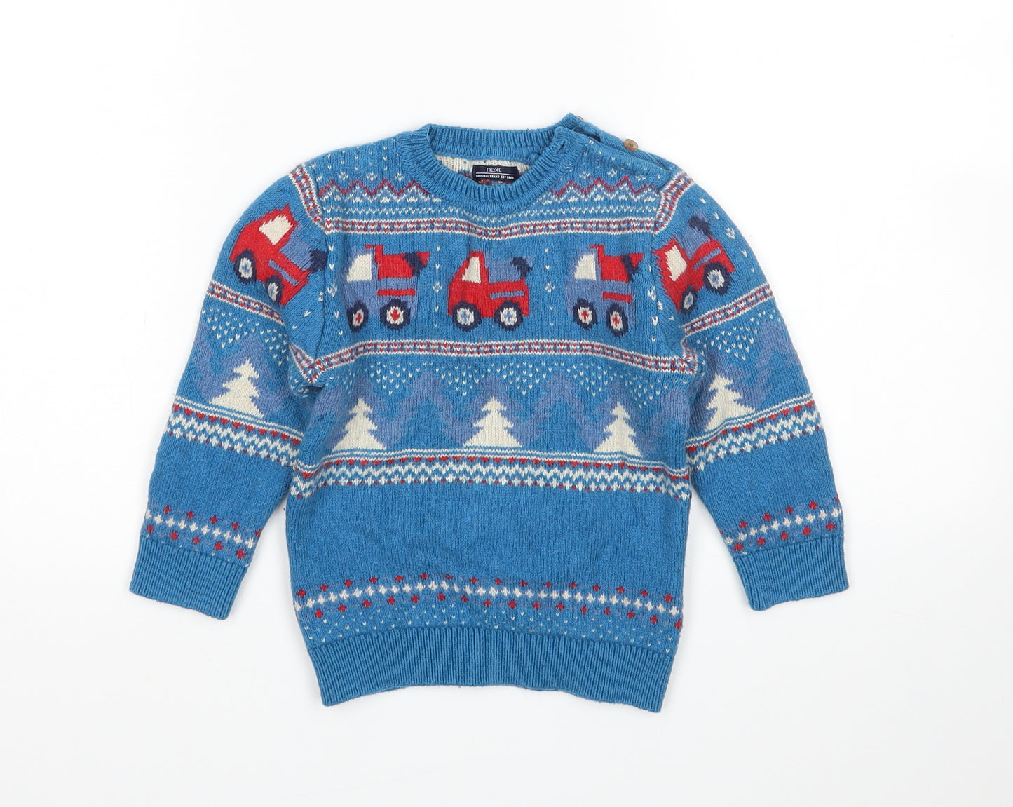 NEXT Boys Blue   Pullover Jumper Size 18-24 Months