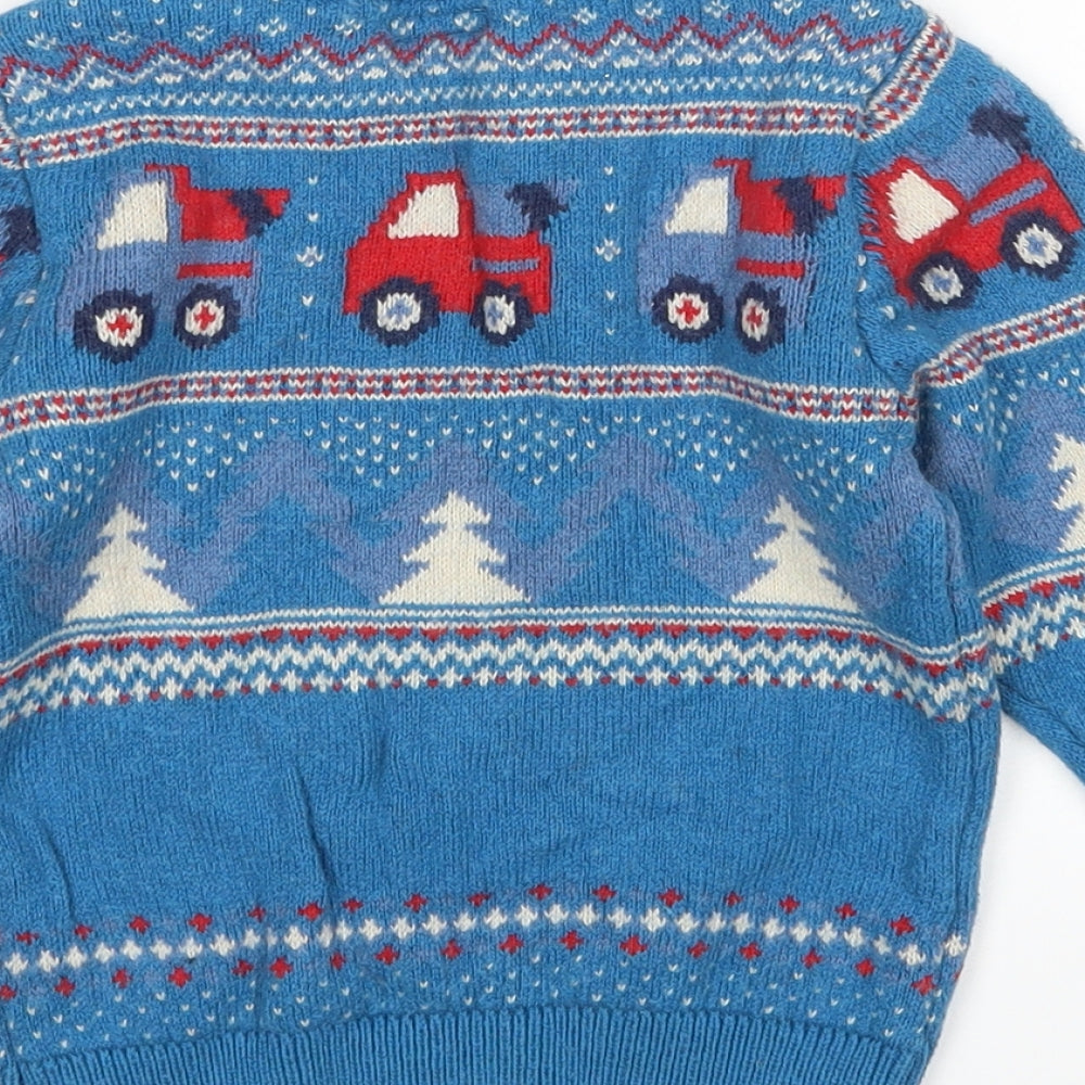 NEXT Boys Blue   Pullover Jumper Size 18-24 Months