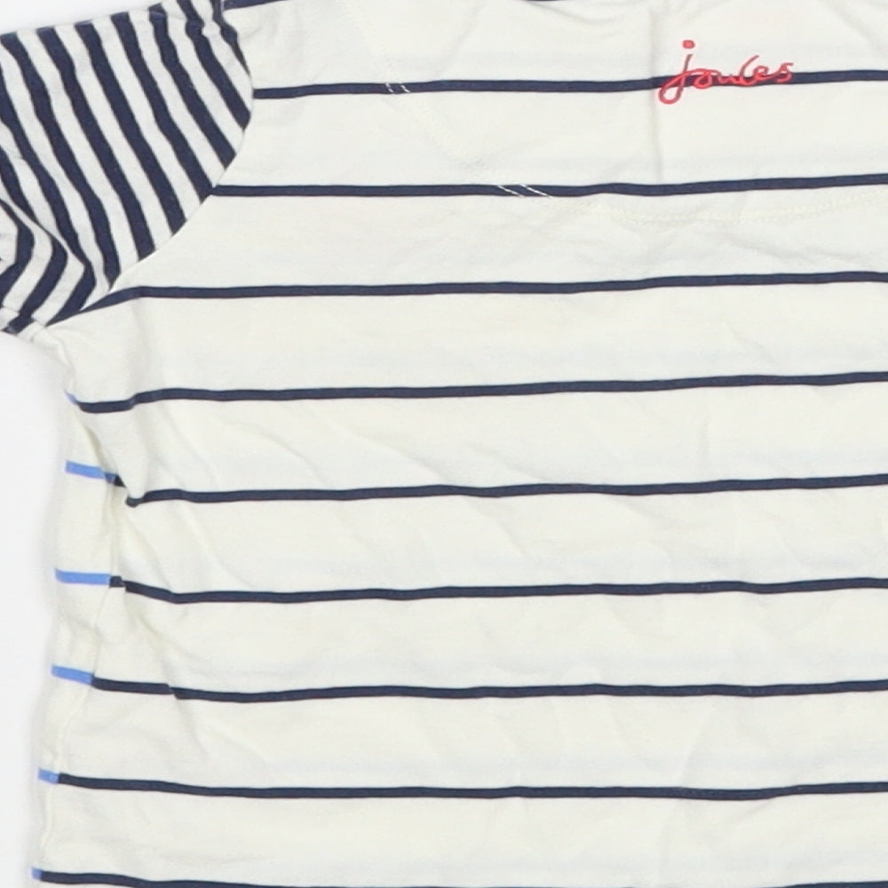 Joules Boys Multicoloured Striped  Basic T-Shirt Size 18-24 Months