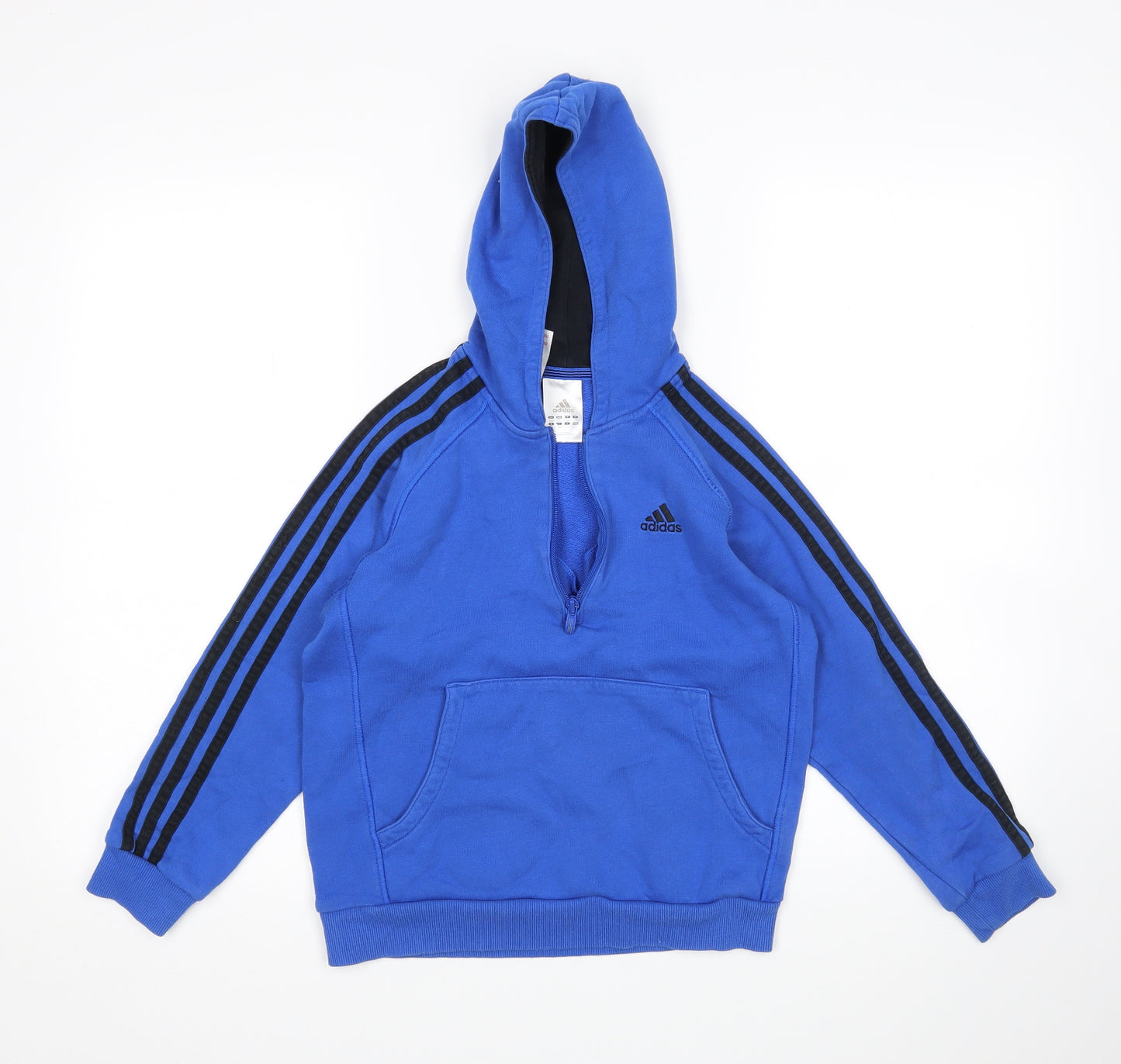 adidas Boys Blue   Pullover Hoodie Size 9-10 Years
