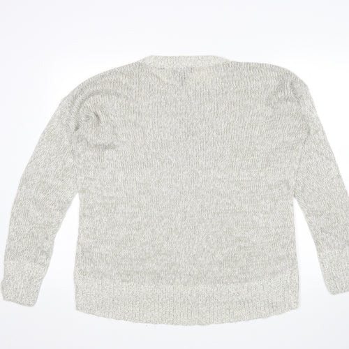 New Look Womens Grey   Pullover Jumper Size M