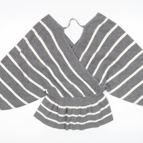 New Look Womens Multicoloured Striped  Pullover Jumper Size S