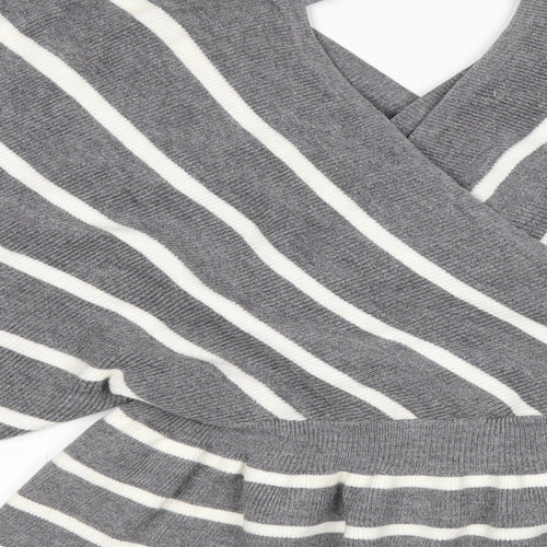 New Look Womens Multicoloured Striped  Pullover Jumper Size S