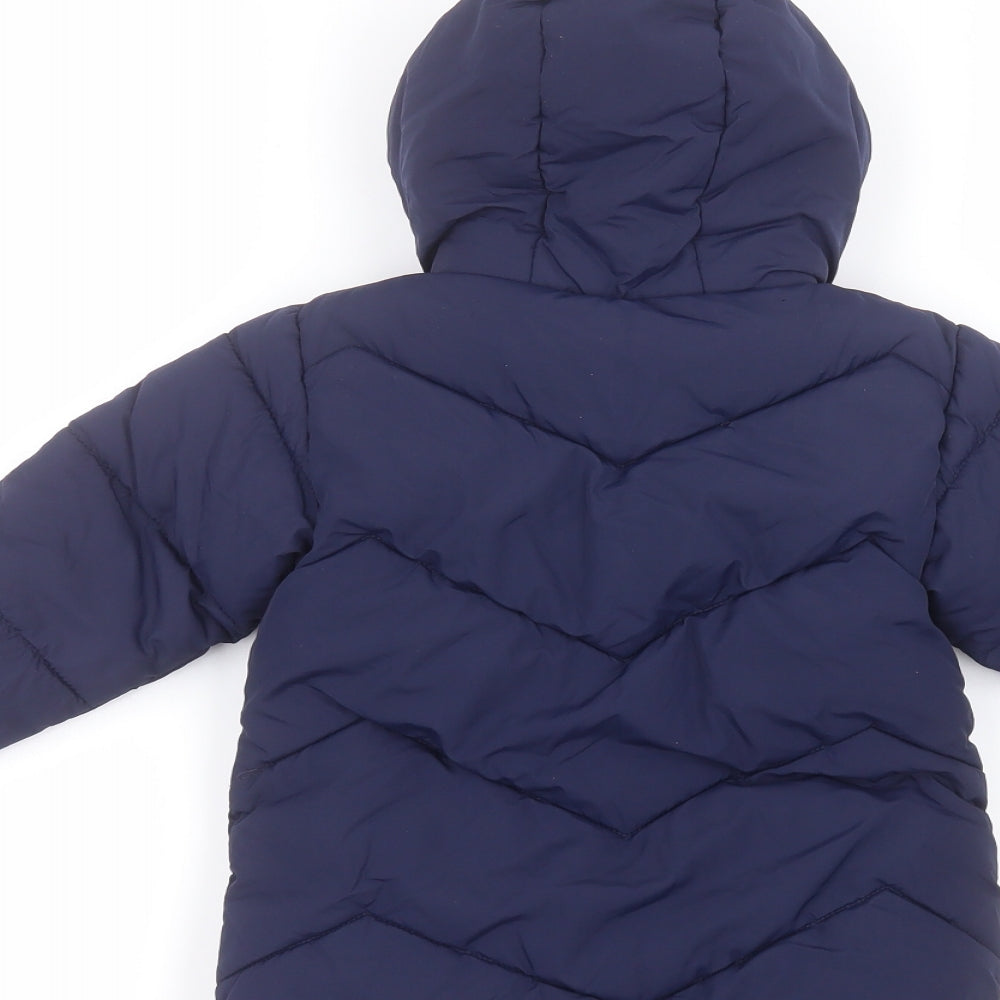 Mini Club Baby Blue   Parka Coat Size 12-18 Months