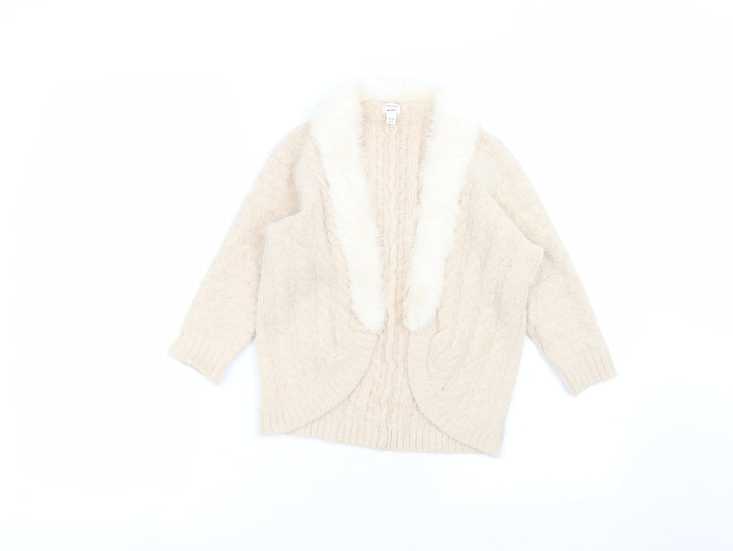 River Island Girls Pink   Cardigan Jumper Size 2-3 Years
