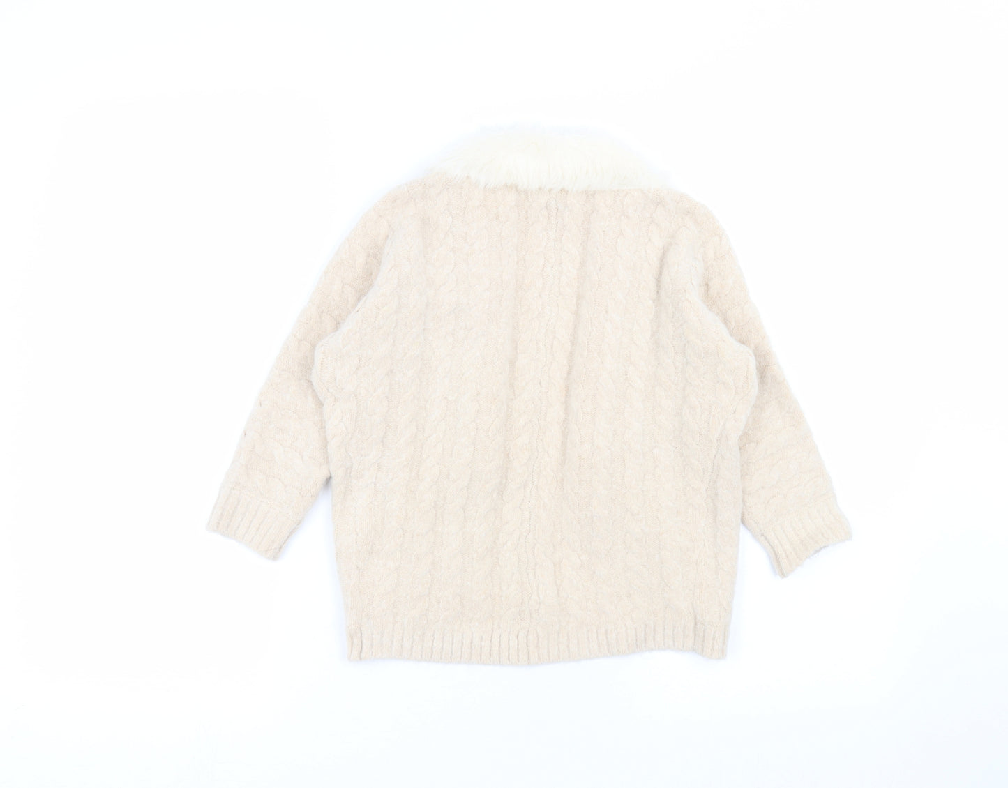 River Island Girls Pink   Cardigan Jumper Size 2-3 Years