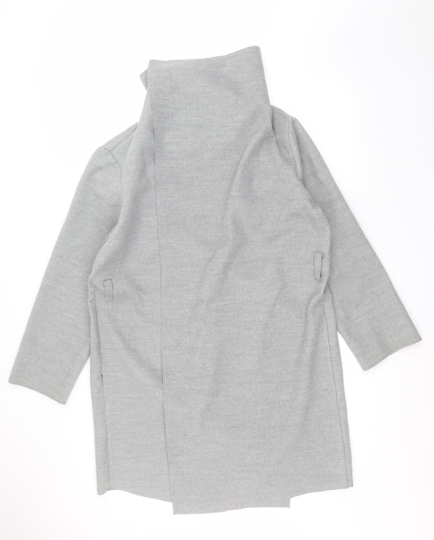 Boohoo Womens Grey   Jacket Coatigan Size 16