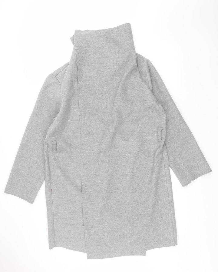 Boohoo Womens Grey   Jacket Coatigan Size 16