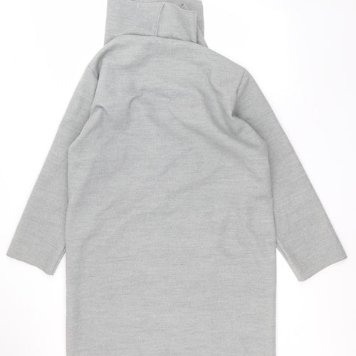 Boohoo Womens Grey   Jacket Coatigan Size 16