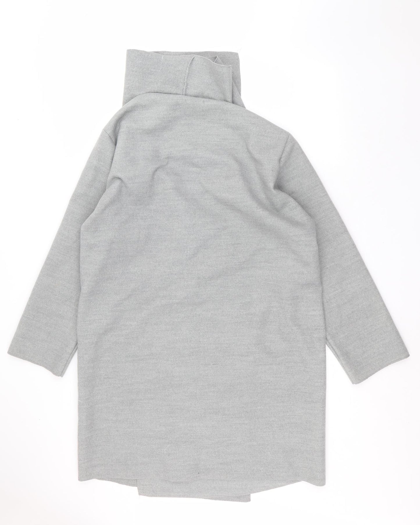 Boohoo Womens Grey   Jacket Coatigan Size 16