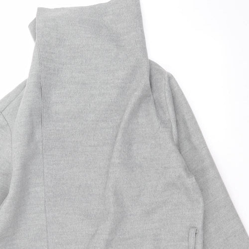 Boohoo Womens Grey   Jacket Coatigan Size 16