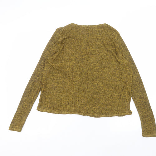 River Island Womens Yellow   Basic T-Shirt Size 12