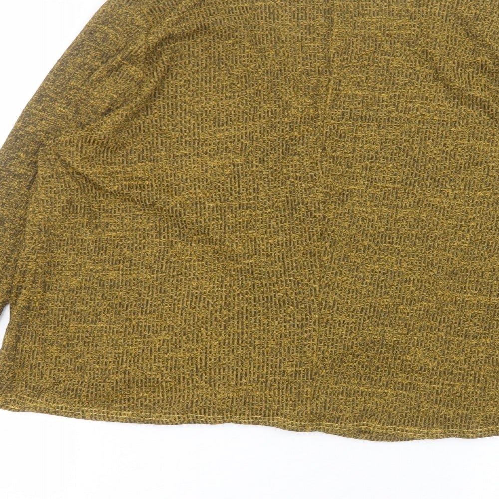 River Island Womens Yellow   Basic T-Shirt Size 12