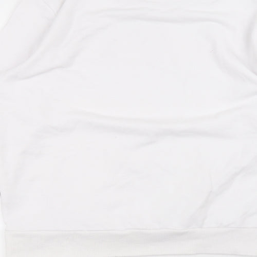 Primark Womens White   Pullover Jumper Size L