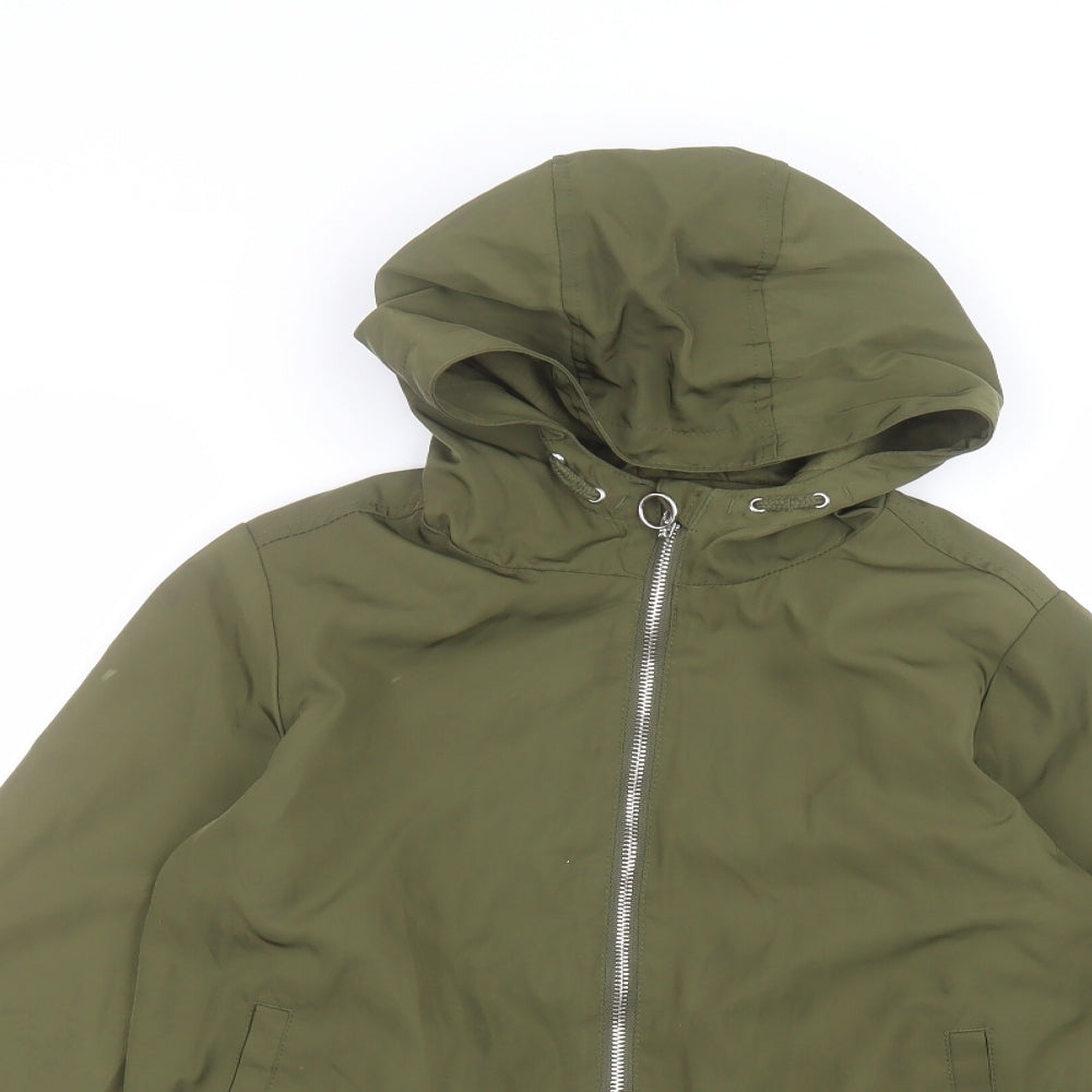 Primark Boys Green   Parka Coat Size 11-12 Years