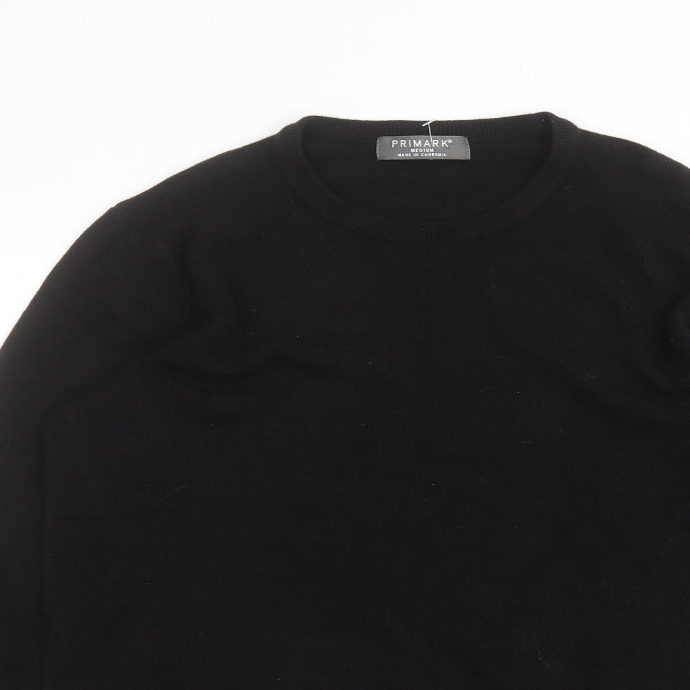 Primark Womens Black   Pullover Jumper Size M