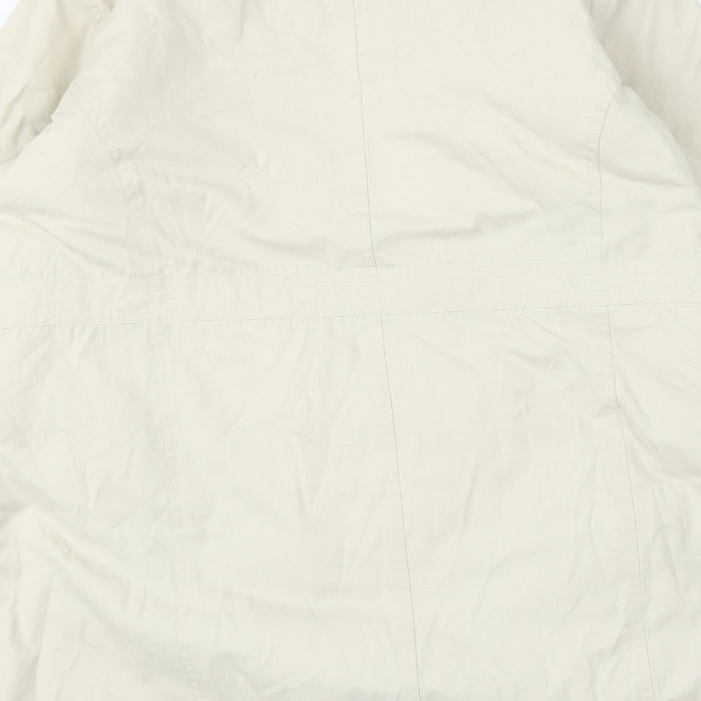 NEXT Womens Beige   Overcoat Coat Size 18