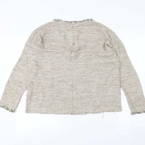 River Island Womens Beige   Pullover Jumper Size 8