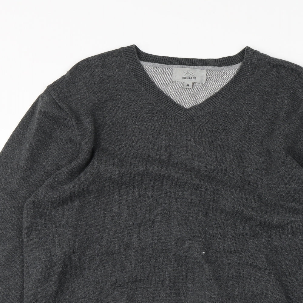 Marks and Spencer Mens Black   Pullover Jumper Size M