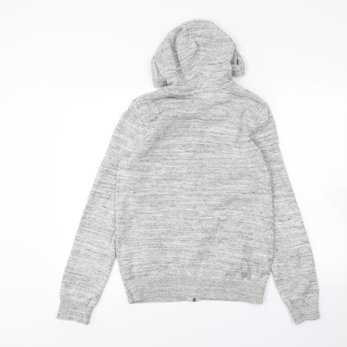 H&M Girls Grey   Full Zip Hoodie Size 12-13 Years