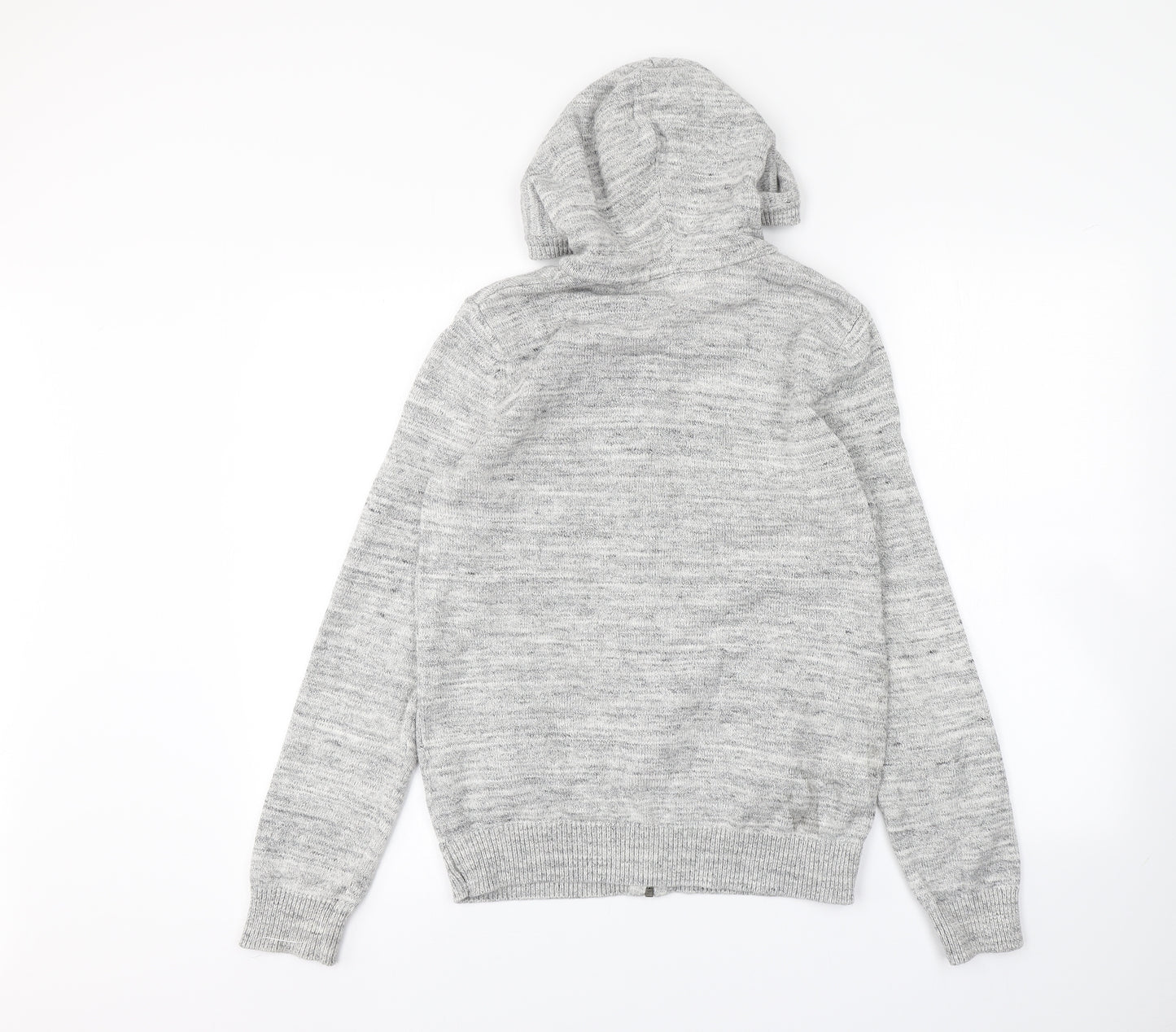H&M Girls Grey   Full Zip Hoodie Size 12-13 Years