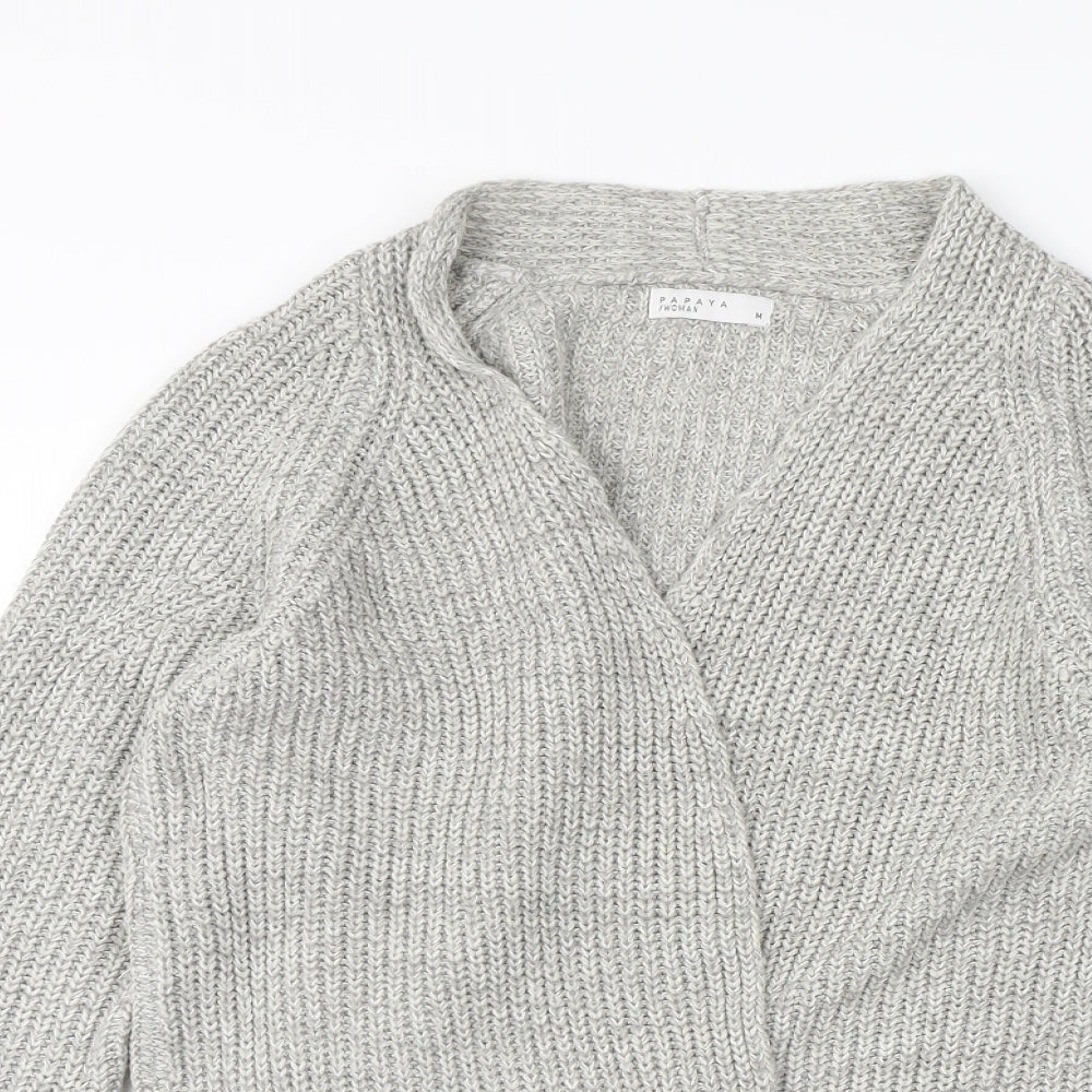 Matalan Womens Grey   Cardigan Jumper Size M