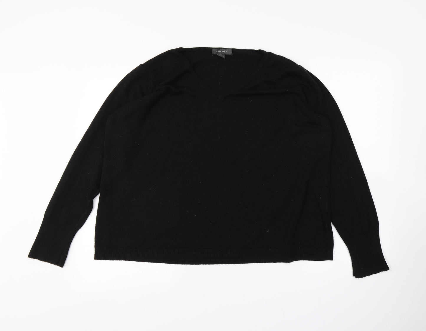 Primark Womens Black   Basic T-Shirt Size 2XL