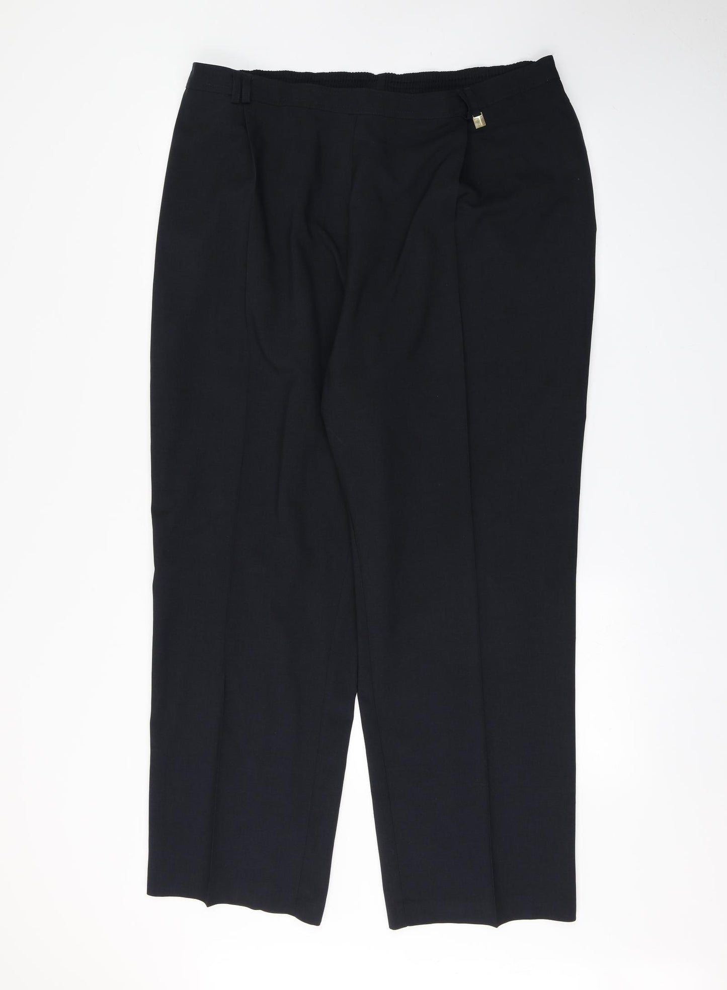 Marks and Spencer Womens Blue   Trousers  Size 24 L29 in