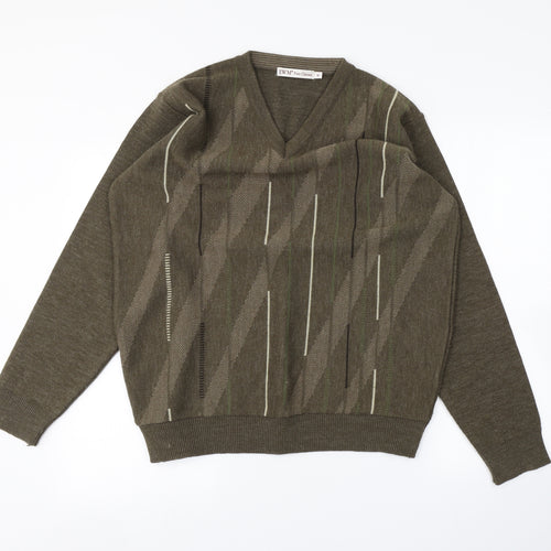 EWM Womens Brown   Pullover Jumper Size M