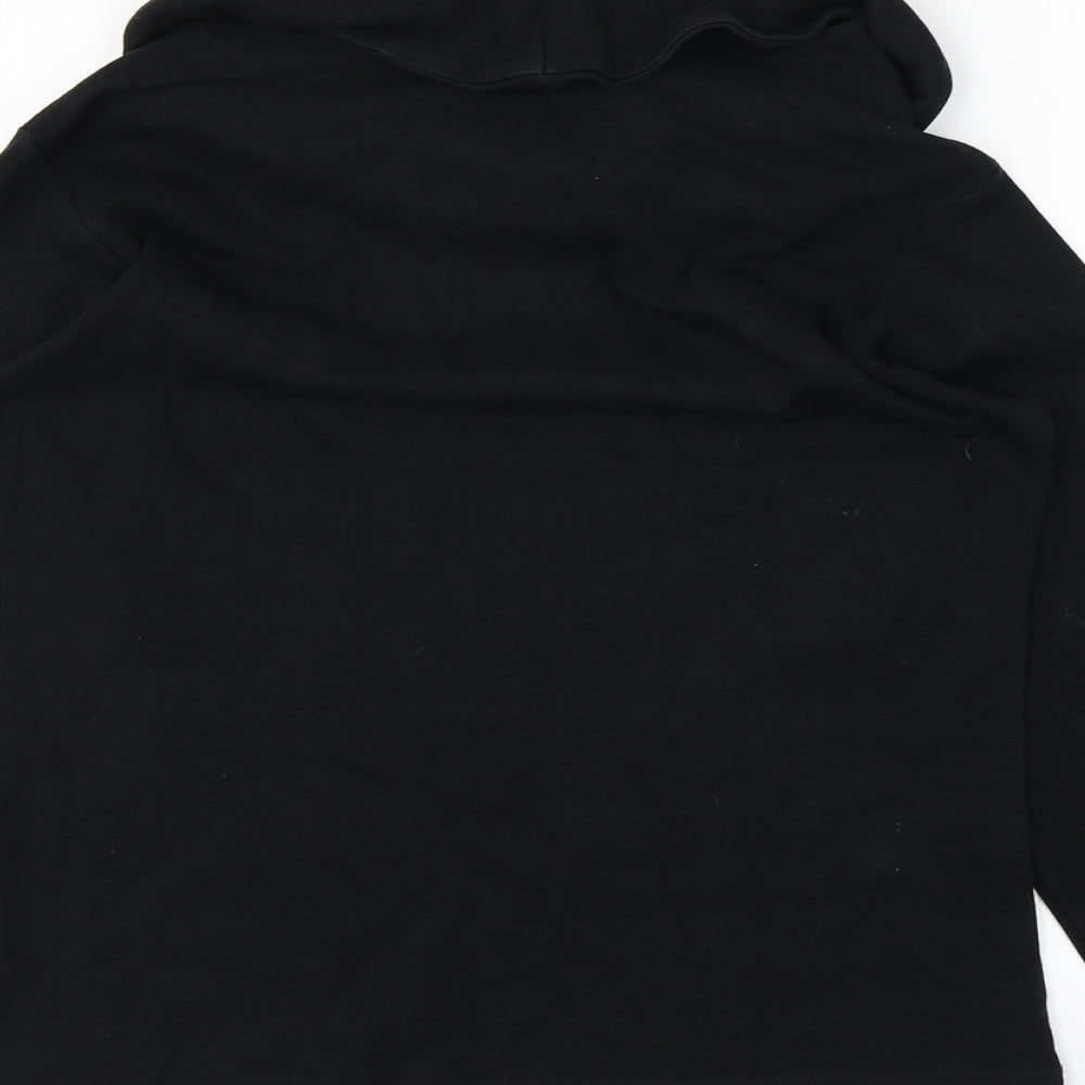 Cotton Traders Womens Black   Basic T-Shirt Size 14