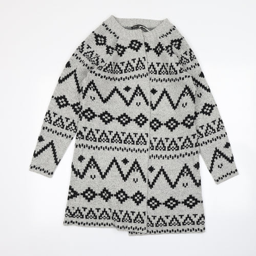 heart and soul Womens Grey   Cardigan Jumper Size 12