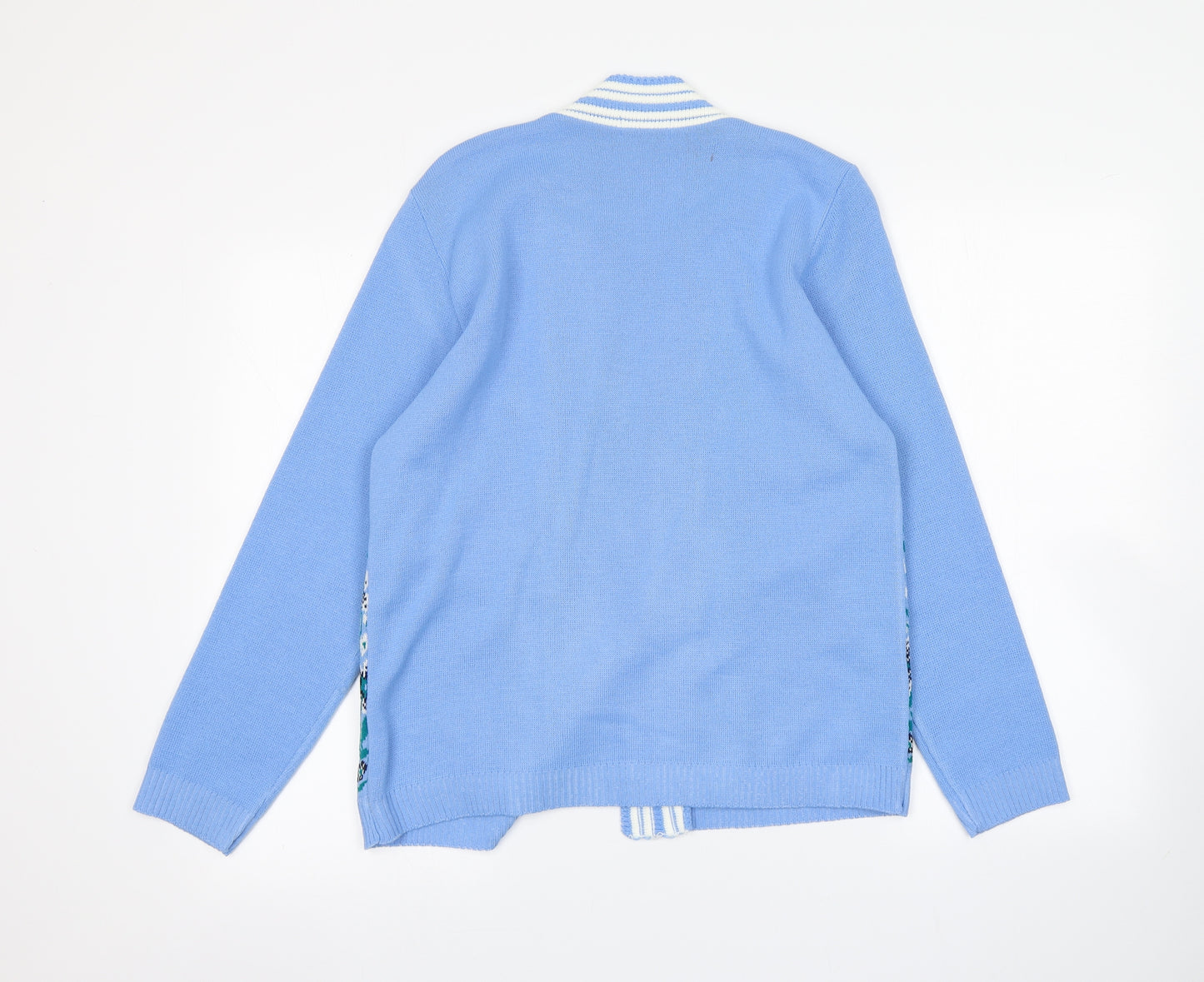 Vivi Womens Blue   Cardigan Jumper Size M