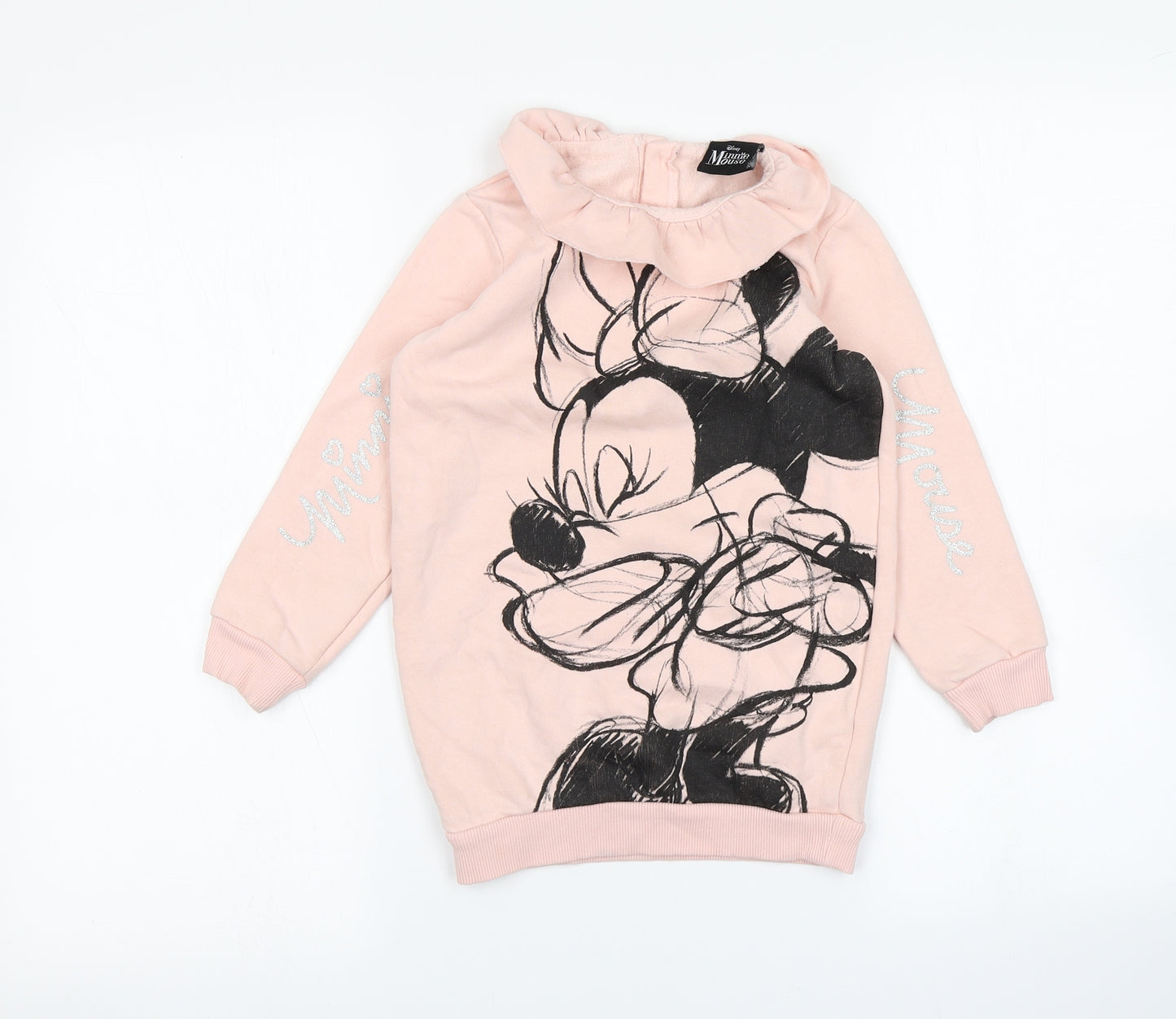 Disney Girls Pink   Pullover Jumper Size 5 Years  - Disney