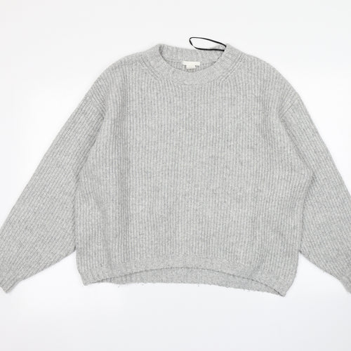 H&M Mens Grey   Pullover Jumper Size S