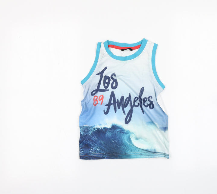 George Girls White Basic Tank Size 4-5 Years