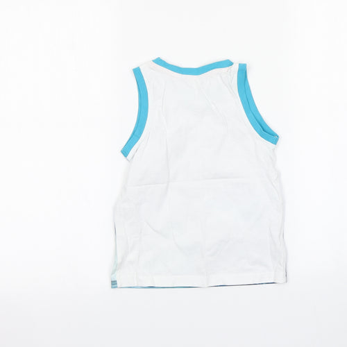 George Girls White   Basic Tank Size 4-5 Years