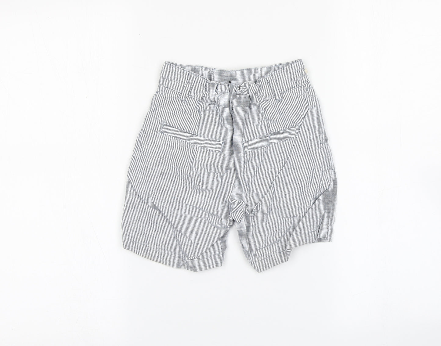 George Boys White Striped  Bermuda Shorts Size 6-7 Years