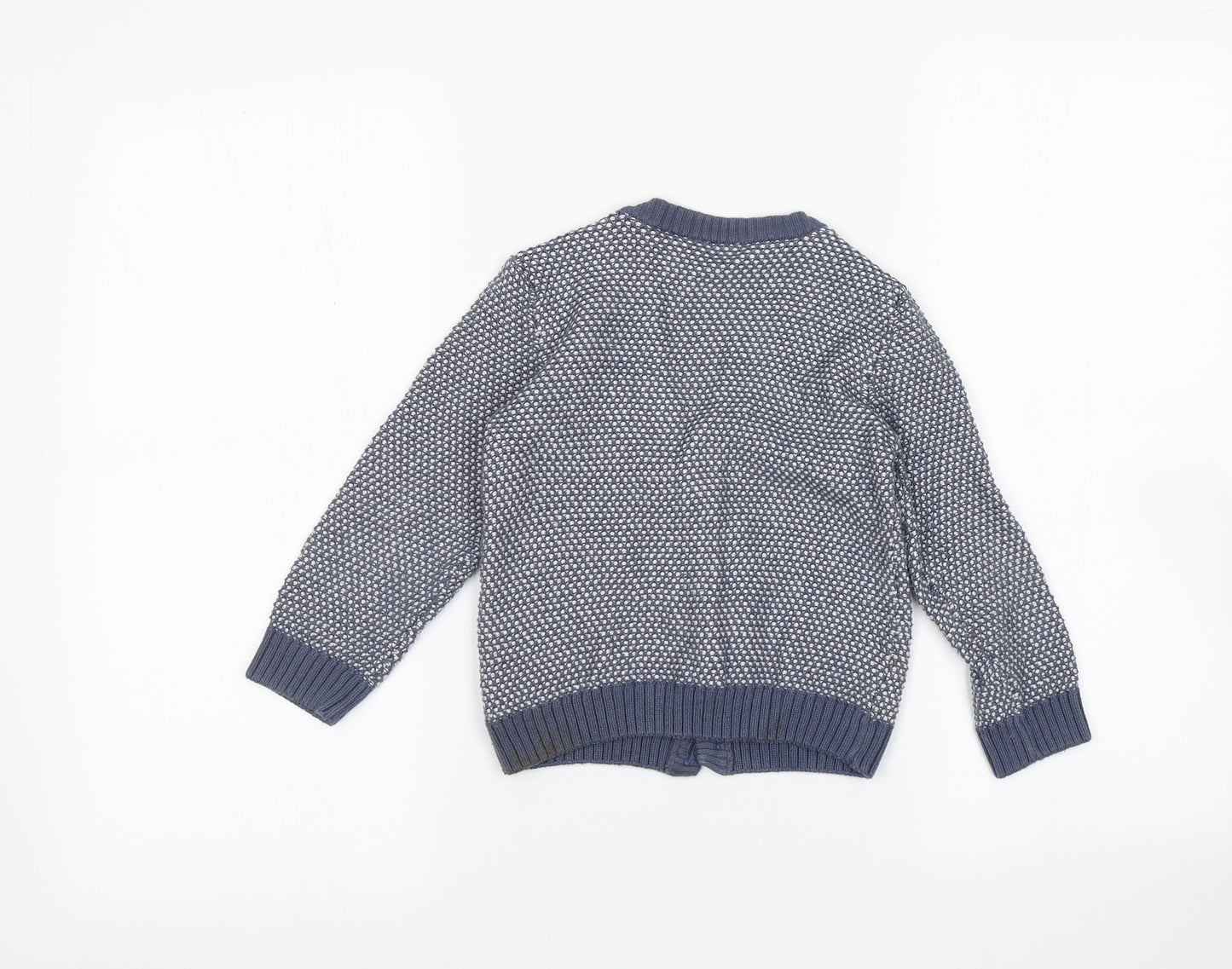 F&F Girls Blue   Cardigan Jumper Size 3-4 Years