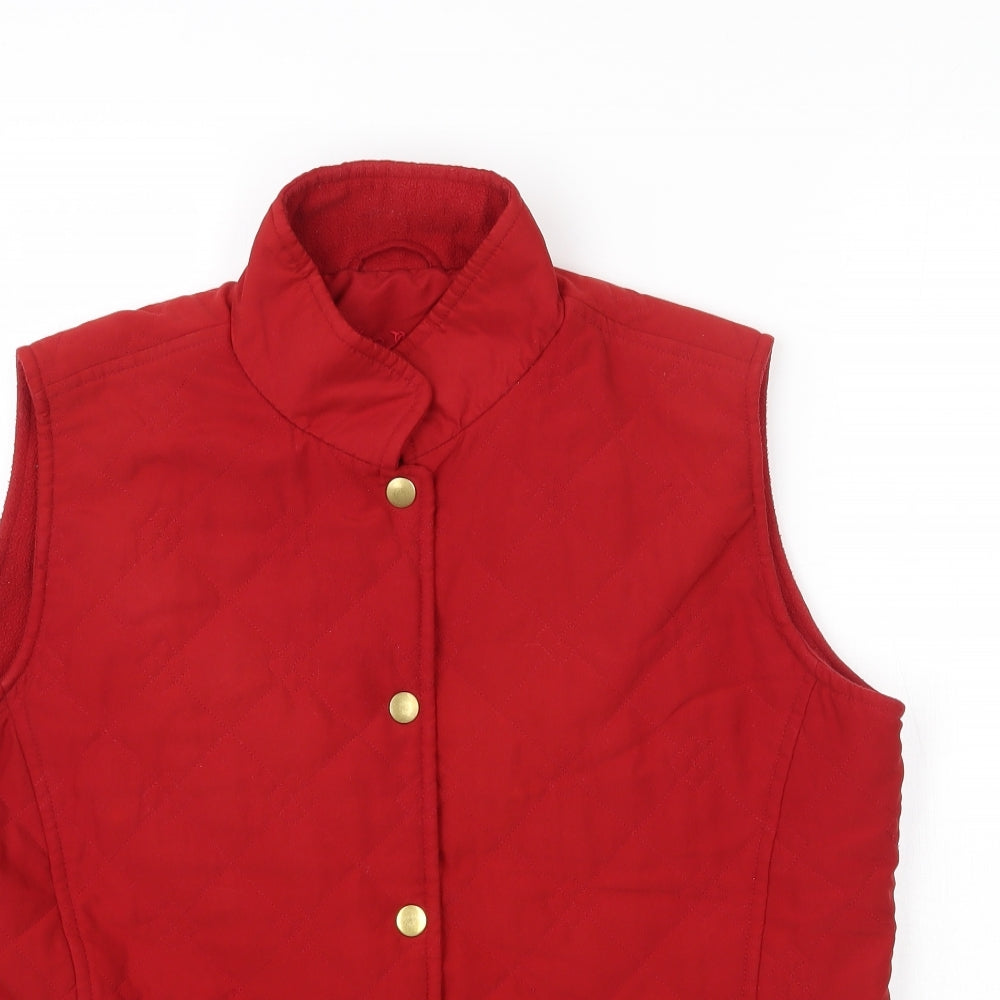 Country Rose Womens Red   Gilet Jacket Size M