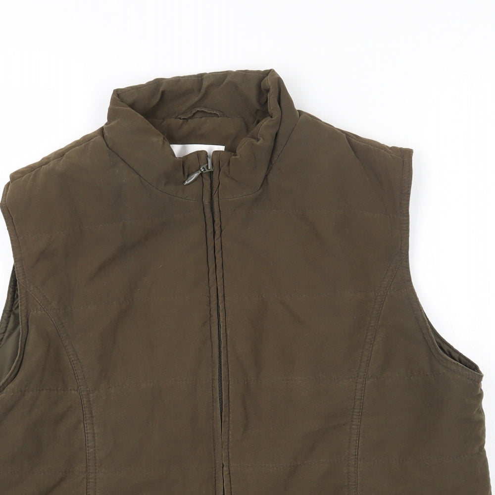 Edinburgh Woollen Mill  Womens Brown   Gilet Jacket Size M