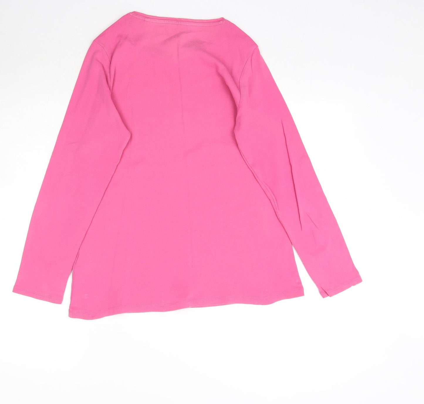 Marks and Spencer Womens Pink   Basic T-Shirt Size 16